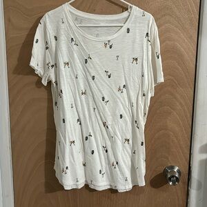 Cocktails white shirt